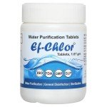 Ef-Chlor Overhead & Underground Water Tank Purification Tablets (1.67gm) Jar of 50 Tablets Having 3 Years Shelf Life 1 Tablet Purificador De Agua 132 Gallons Water