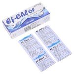 Ef-Chlor Water Purification Tablets/Drops (167 mg - 100 Tablets) - Potable Water Treatment for Emergencies, Survival, Travel, and Camping, Purificador De Agua (5.2-6.6) Gallons Water in 1 Tablet