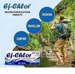 Ef-Chlor Water Purification Treatment 8.5 mg - Pack of 100 Tablets- Portable Drinking Water Treatment Ideal for Emergencies, Survival, Travel, and Camping (White, 0.52 Gallons - 1 Tablet)
