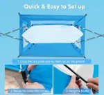 Portable Beach Tent with UPF 50+ Protection