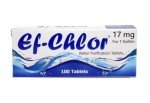 Ef-Chlor Water Purification Tablets (17 mg - 100 Tablets), Purifies 1 Gallon Water in 1 Tablet - Portable Drinking Water Treatment - Ideal for Emergencies, Survival, Travel and Camping