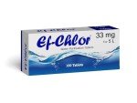 Ef-Chlor Water Purification Tablets/Drops (33 mg - 100 Tablets) - Potable Drinking Water Treatment Ideal for Emergencies, Survival, Travel, and Camping, Purifies 2.64 Gallons in 1 Tablet, (Pack of 2)