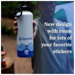 Aquatabs Insulated Stainless Steel Water Purifier Water Bottle with 50 Water Purification Tablets, BPA Free Water Purification Bottle Alternative to Filtered Water Bottle.