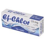 Ef-Chlor Water Purification Tablets/Drops (33 mg - 100 Tablets) - Potable Drinking Water Treatment Ideal for Emergencies, Survival, Travel, and Camping, Purifies 2.64 Gallons in 1 Tablet, (Pack of 2)
