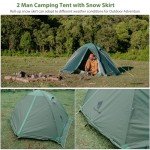 GEERTOP 2-Person 4-Season Waterproof Backpacking Tent
