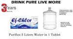 Ef-Chlor Water Purification Tablets/Drops (33 mg - 100 Tablets) - Potable Drinking Water Treatment Ideal for Emergencies, Survival, Travel, and Camping, Purifies 2.64 Gallons in 1 Tablet, (Pack of 2)