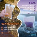 OTS Osmo Combo Pack 1 Seal & 1 Waterdrop - Portable Emergency desalination/Water Purifier Survival System Perfect for Outdoor Survival, Marine Emergency, and Disaster preparedness.