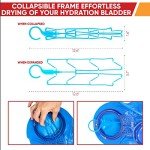 Reservoir Hydration Bladder Cleaning Kit - 6-In-1 Water Reservoir Cleaning Kit Of 3 Brushes, Collapsible Frame, (12) Cleansing Tablets & Carry Pouch - Cleaner Set For Back Pack Bladder