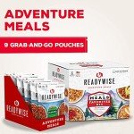 READYWISE - Favorite Kit, 9 Pack, Emergency Food Supply, MRE, Freeze Dried Food, Survival, Camping Essentials, Backpacking Meals, 15-Year Shelf Life