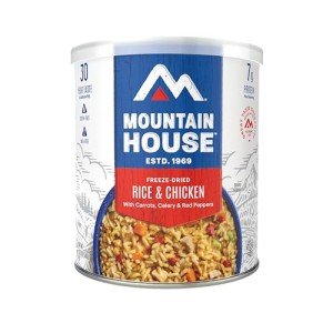 Mountain House Rice & Chicken | Freeze Dried Survival & Emergency Food | #10 Can | Gluten-Free