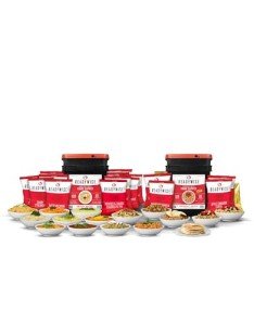 READYWISE - Emergency Food Supply, 240 Servings, 2 Grab-and-Go Buckets, MRE, Premade, Freeze Dried, Survival Meal, Hiking, Adventure & Camping Essentials, Individually Packaged, 25-Year Shelf Life