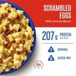 Mountain House Scrambled Eggs with Uncured Bacon #10 Can | Freeze Dried Survival & Emergency Food | Gluten-Free | 9 Servings