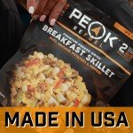 Peak Refuel Breakfast Skillet | 39g Protein | 680 Calories | 100% Real Meat | Premium Freeze Dried Backpacking & Camping Food | 2 Servings | Ideal MRE Survival Meal (2-Pack)