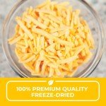 Nutristore Freeze-Dried Cheddar Cheese Shredded | Amazing Taste & Quality | Perfect for Snacking, Backpacking, Camping, or Home Meals | Emergency Survival Food Storage | 25 Year Shelf-Life (1-Pack)
