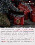 READYWISE - Fruit and Vegetable Bucket, 104 Servings, Emergency Food Supply, Premade, Freeze Dried Food, Survival Meal, Hiking, Adventure & Camping Essentials, Emergency Preparedness, 25-Year Shelf Life