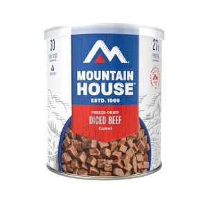 Mountain House Diced Beef | Freeze Dried Survival & Emergency Food | #10 Can | Gluten-Free