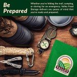 Freeze Dried Fruit & Vegetable Bucket | 12 Pouches Premium Emergency Food Supply | Non-GMO Survival Food 25 Year Shelf Life | Camping Food, Backpacking Meals, Prepper Supplies | Valley Food Storage