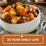 Nutristore Freeze Dried Beef Dices | Pre-Cooked Meat for Backpacking, Camping, Meal Prep | Long Term Survival Emergency Food Supply | 25 Year Shelf Life | Bulk #10 Can | Made in USA (Variety 3-Pack)