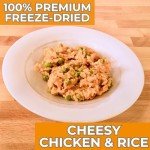 Nutristore Freeze-Dried Cheesy Chicken and Rice | Emergency Survival Bulk Food Storage Meal | Perfect for Everyday Quick Meals and Long-Term Storage | 25 Year Shelf Life | USDA Inspected (1-Pack)