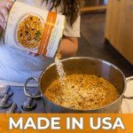 Nutristore Freeze-Dried Southwestern Style Pork and Rice | Emergency Survival Bulk Food Storage Meal | Perfect for Everyday Meals and Long-Term Storage | 25 Year Shelf Life | USDA Inspected (1-Pack)