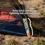 Kelty Late Start 2P Backpacking Tent – Lightweight Two Man Camping Tent Shelter with Quickcorners, Aluminum Poles, Waterproof Poly Fly, Updated for 2024 (2 Person)