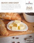 READYWISE - Simple Kitchen, Butter Powder, 204 Servings, Long Term Food Supply, Canned Butter, Baking Supplies, Survival Food, Camping Meals, 10 Can Powdered Butter, Dry Butter for Pantry