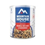 Mountain House Granola with Milk & Blueberries #10 Can | Freeze Dried Survival & Emergency Food | Vegetarian | 20 Servings