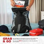 ReadyWise Emergency Food Supply 3-Day Adventure Bag, Emergency Supplies Gear Bag, Freeze-Dried Backpacking and Camping Food, Survival Food, 10-Liter Dry Bag