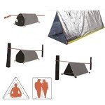 2-Person Waterproof Mylar Emergency Tube Tent