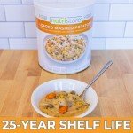 Nutristore Freeze-Dried Loaded Mashed Potatoes | Emergency Survival Bulk Food Storage Meal | Perfect for Everyday Quick Meals and Long-Term Storage | 25 Year Shelf Life | USDA Inspected (1-Pack)