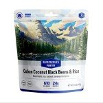 Backpacker's Pantry Cuban Coconut Rice & Black Beans - Freeze Dried Backpacking & Camping Food - Emergency Food - 24 Grams of Protein, Vegan, Gluten-Free - 1 Count