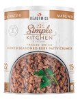READYWISE - Simple Kitchen, Seasoned Ground Beef Crumbles, 22 Servings, MRE, Emergency Food Supply, Freeze Dried Meat, Freeze Dried Food, Canned Food, Ground Beef, Camping, Survival Food, #10 Can