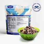 Backpacker's Pantry Cuban Coconut Rice & Black Beans - Freeze Dried Backpacking & Camping Food - Emergency Food - 24 Grams of Protein, Vegan, Gluten-Free - 1 Count