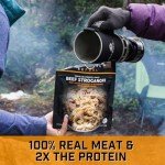 Peak Refuel Beef Stroganoff | Freeze Dried Backpacking and Camping Food | Amazing Taste | High Protein | Real Meat | Quick Prep Meals