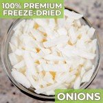 Nutristore Freeze Dried Onions | Premium Quality Vegetables for Long Term Storage or Recipes | Emergency Survival Canned Food Supply | Bulk #10 Can Veggies | 25 Year Shelf Life | 20 Servings