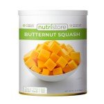 Nutristore Freeze Dried Butternut Squash | Vegetables for Healthy Snack or Long Term Storage | Emergency Survival Canned Food Supply | Bulk #10 Can Veggies | 25 Year Shelf Life | 24 Servings