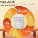 NuManna Freeze-Dried Vegetables Bucket | 100 Servings Contains Peas, Green Beans & Broccoli | Non-GMO, No Preservatives, No MSG Camping and Emergency Veggie Meal Survival Food with 25 Years Shelf Life