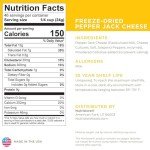 Nutristore Freeze Dried Pepper Jack Cheese Shredded | Perfect for Camping, Backpacking and Everyday Meals or Snacking | Bulk Emergency Food Supply | 25 Year Shelf Life | #10 Can | 38.9 oz, 1104 g