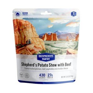 Backpacker's Pantry Shepherd's Potato Stew with Beef - Freeze Dried Backpacking & Camping Food - Emergency Food - 27 Grams of Protein, Gluten-Free - 1 Count