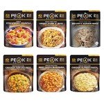 Peak Refuel Variety Meal Kit | 239g Protein | 4920 Calories | 100% Real Meat | Premium Freeze Dried Backpacking & Camping Food | 2 Servings | Ideal MRE Survival Meal