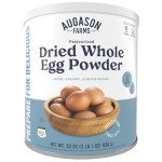 Augason Farms Pasteurized Dried Whole Egg Powder Can, Real Eggs, Emergency Food Supply, Everyday Meals, 85 Servings