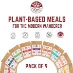 Nomad Nutrition Sampler Pack | 9 Freeze-Dried Meals: Hungarian Goulash, Shepherd’s Pie, Kathmandu Curry, Lentil Stew & More | Plant-Based, Non-GMO, High Protein | Add Boiling Water | 56g (Pack of 9)