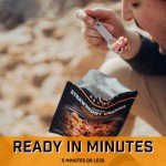 'Peak Refuel Strawberry Granola | Premium Freeze Dried Camping Food | Backpacking & Hiking MRE Meals | Just Add Water | 100% Real Fruit | 23g of Protein | 2 Servings | Ideal MRE Survival Meal (2-Pack)