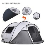 EchoSmile Instant Pop-Up Water-Resistant Camping Tent