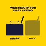 BIGHORN Mountain Food The Best Butter Chicken and Rice - premium freeze dried meals for backpacking food - dehydrated camping food for backpacking meals - ideal camping meals just add water - great taste - 2 servings