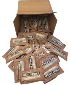 First Strike Bar, Chocolate Flavor - Full Size (2.3 oz.) Nutritious Energy Bar. MRE dessert component (48)