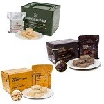 Emergency Food Ration Bars, 3 Boxes Survival Tabs Supply for Outdoor Camping Snowstorm Earthquake Disaster Preparedness Kit