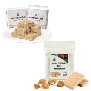 Emergency Food Ration Bars, Survival Tabs Supply for Outdoor Camping Snowstorm Earthquake Disaster Preparedness Kit, Original Flavor 250g & Mushroom Flavor 120g