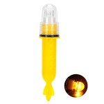 Safety Beacon Light, Boat Flares Kayak Navigation Lights Emergency Flares Warning Flashing Bar Electronic Visual Distress Signal Bait Lure Lamp for Paddles Pontoon Kayaking Marine Pontoon Ship(yellow)