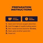 BIGHORN Mountain Food Rich & Creamy Pasta Carbonara - premium freeze dried meals for backpacking food - dehydrated camping food for backpacking meals - ideal camping meals just add water - great taste - 2 servings